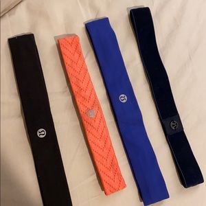 4 lululemon headbands